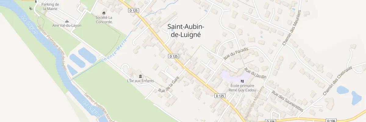 Plan du 46 Rue du Canal de Monsieur à Val-du-Layon