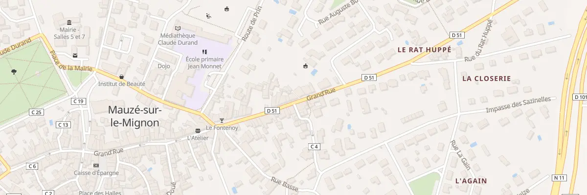 Plan du 12 Grand Rue à Mauzé-sur-le-Mignon