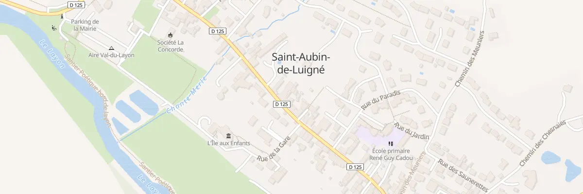 Plan du 40 Rue du Canal de Monsieur à Val-du-Layon