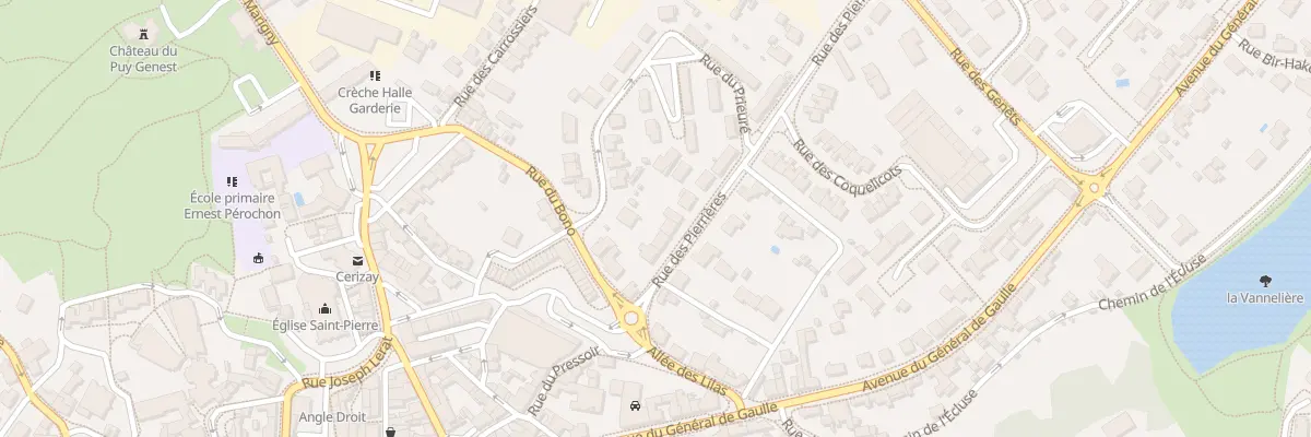 Plan du 7 Rue des Pierriéres à Cerizay