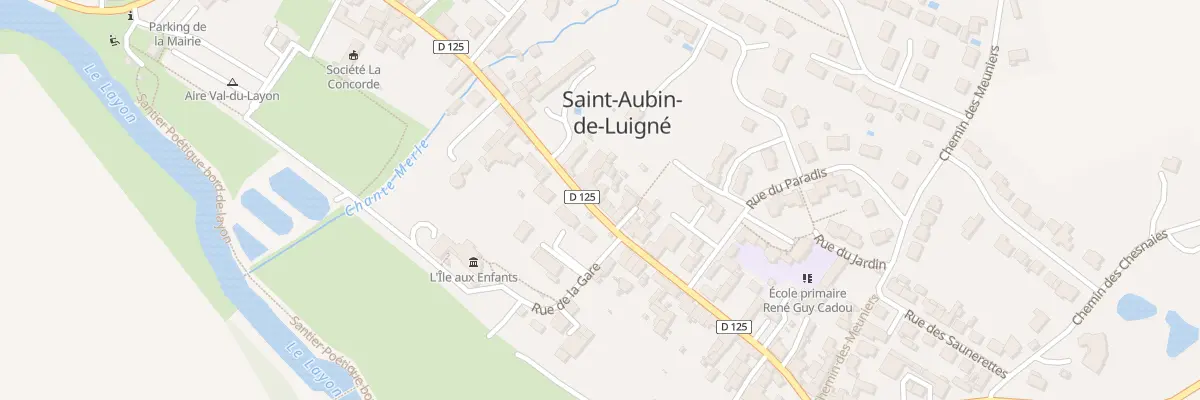 Plan du 42 Rue du Canal de Monsieur à Val-du-Layon
