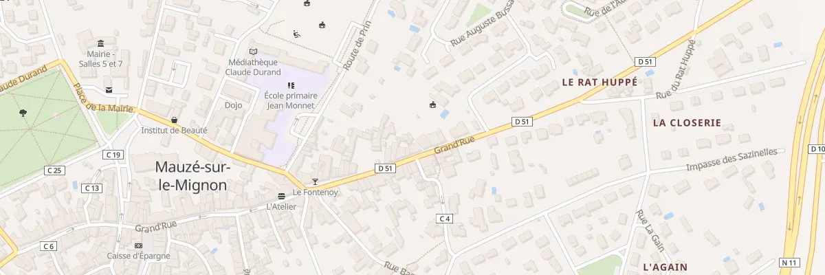 Plan du 10 Grand Rue à Mauzé-sur-le-Mignon