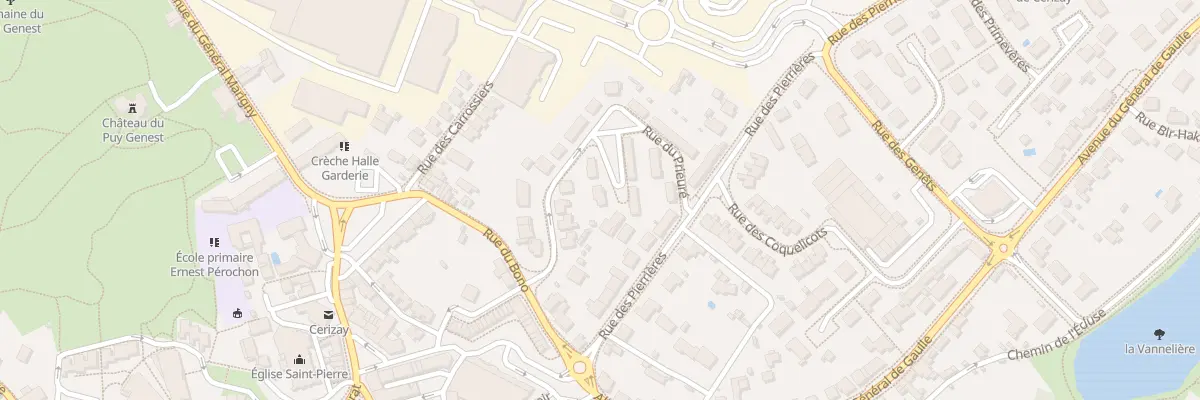 Plan du 4 Rue des Acacias à Cerizay