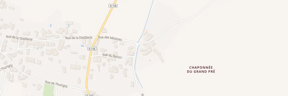 Plan du 8 Rue des Minimes à Saint-Saturnin-du-Bois