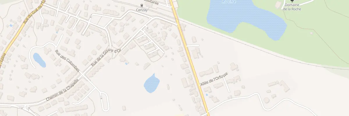 Plan du 6 Av de la Promenade à Cerizay