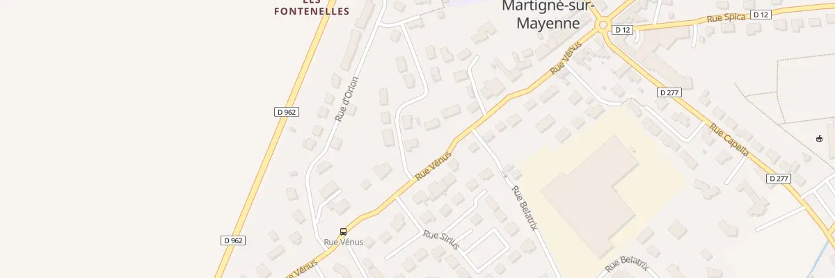 Plan du 36B Rue Venus à Martigné-sur-Mayenne