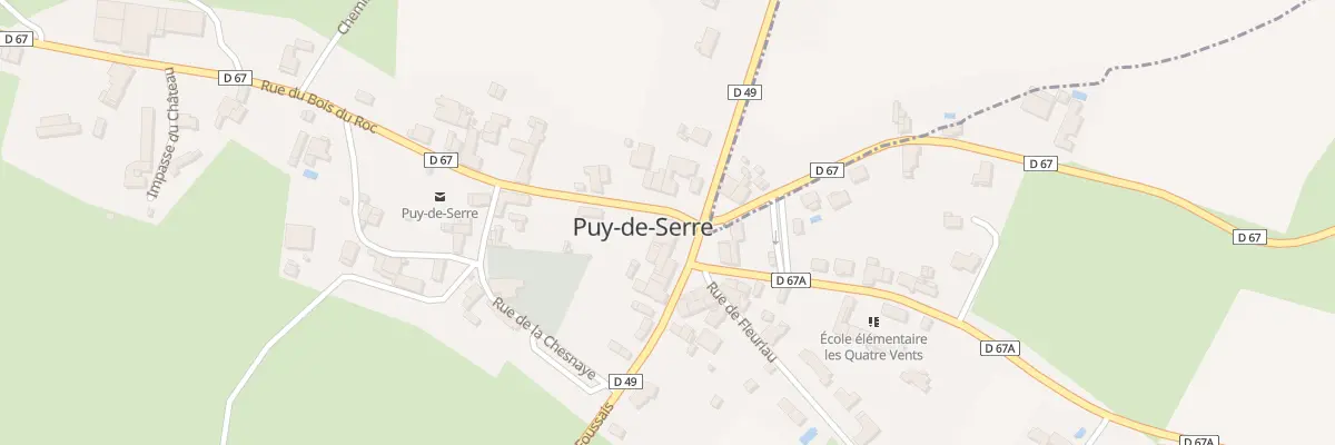 Plan du 3 Rue de fontenay à Puy-de-Serre