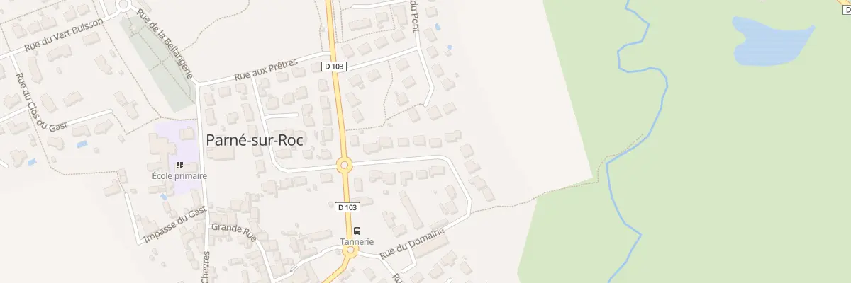 Plan du 16 Rue du Domaine à Parné-sur-Roc