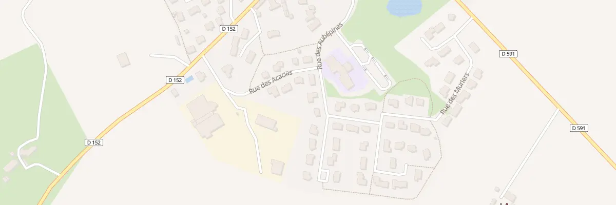 Plan du 8 Rue des Aubepines à Fromentières