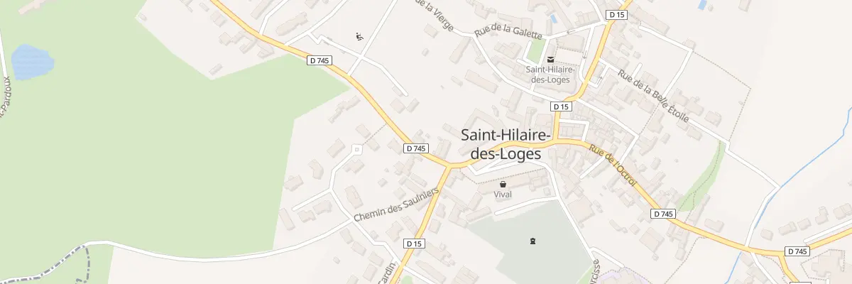 Plan du 6 Rue saint-étienne des loges à Saint-Hilaire-des-Loges