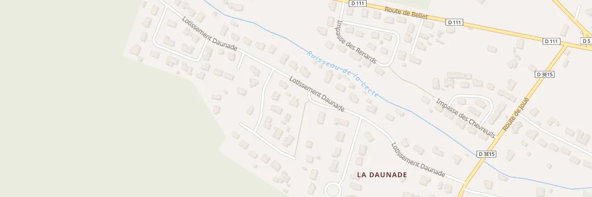 Plan du 45 Lot Daunade à Saint-Magne
