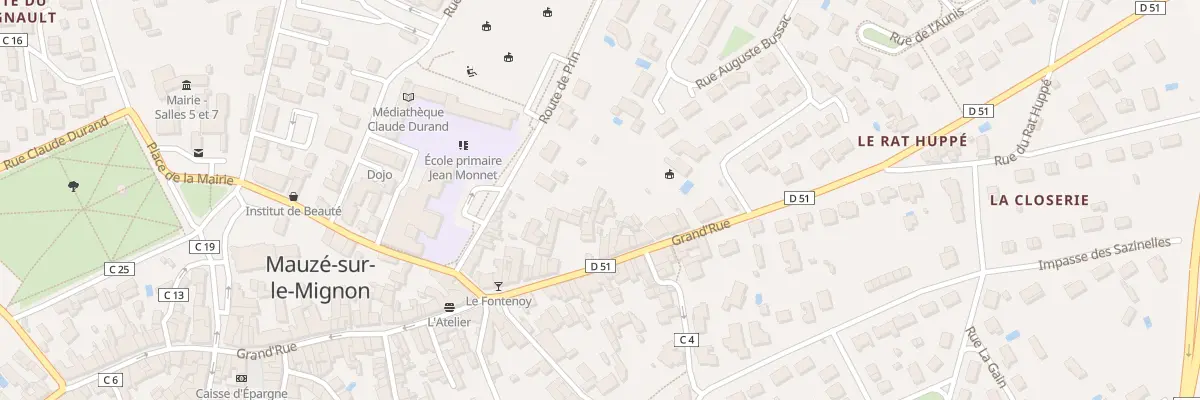 Plan du 24 Grand Rue à Mauzé-sur-le-Mignon