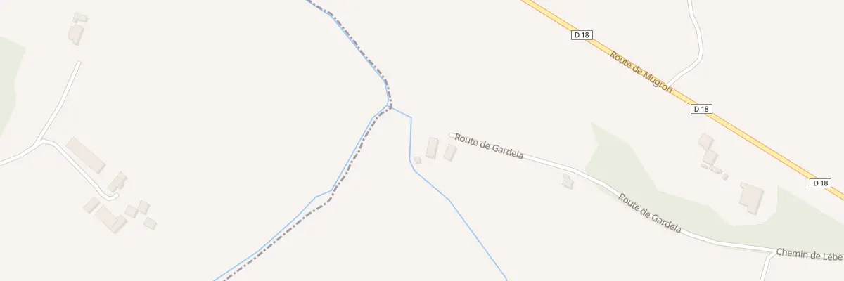 Plan du 571 Rte de Gardela à Doazit