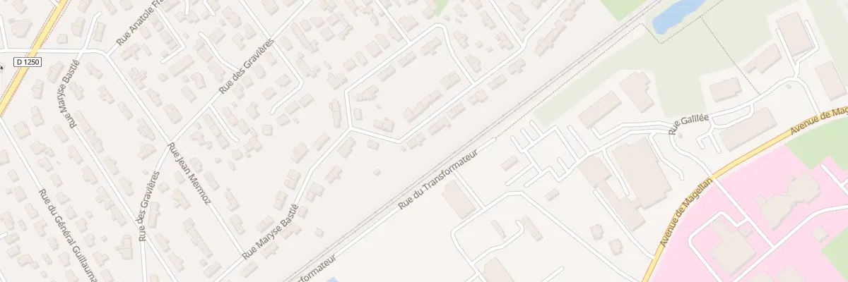 Plan du 21 Rue Maryse Bastié à Pessac