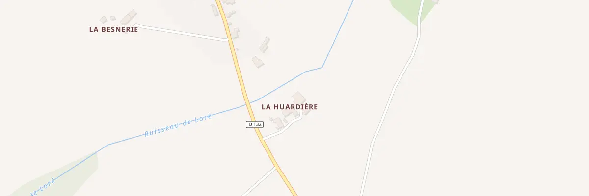Plan du 53 La Huardiere à Oisseau