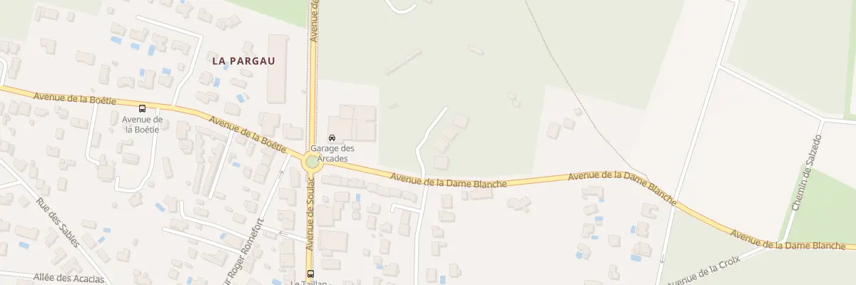 Plan du 3 Av de la Dame Blanche au Taillan-Médoc