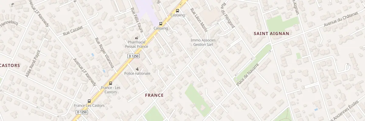 Plan du 9 Rue Anatole France à Pessac
