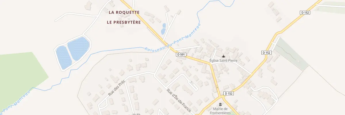 Plan du 14 Rue de l’Ile de France à Fromentières