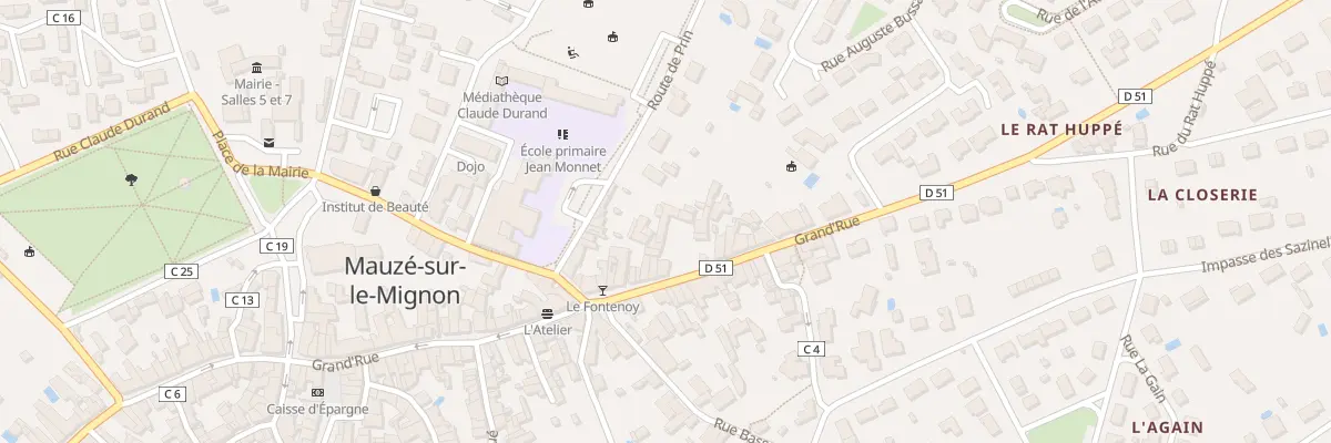 Plan du 30 Grand Rue à Mauzé-sur-le-Mignon