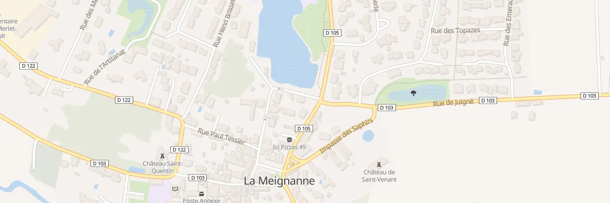 Plan du 1 Rue des Fours à Chaux à Longuenée-en-Anjou