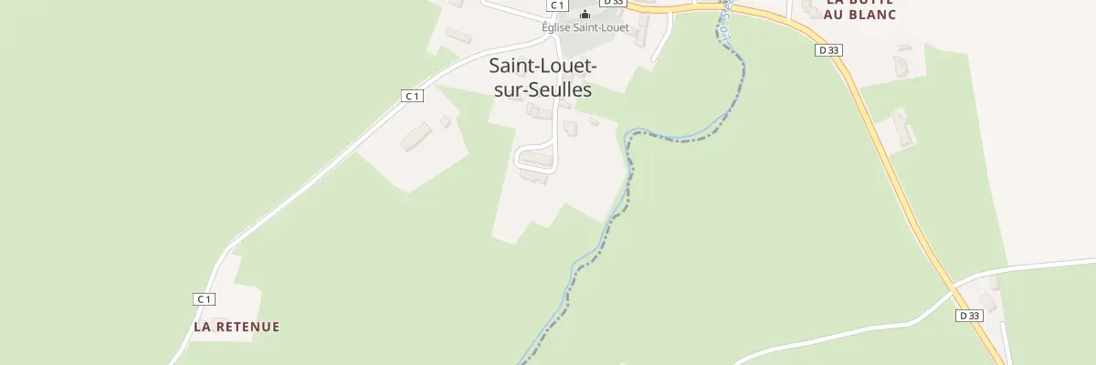 Plan du 6 Imp de l’Église à Saint-Louet-sur-Seulles