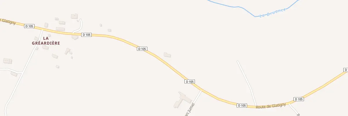 Plan du 9 Rte de Glatigny - Lassy à Terres de Druance