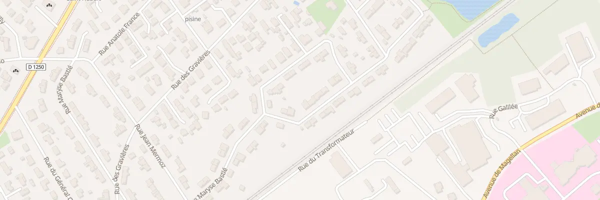 Plan du 16 Rue Maryse Bastié à Pessac