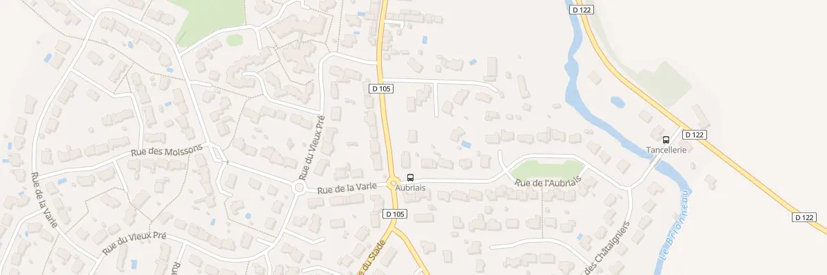 Plan du 3 Rue du Stade à Longuenée-en-Anjou