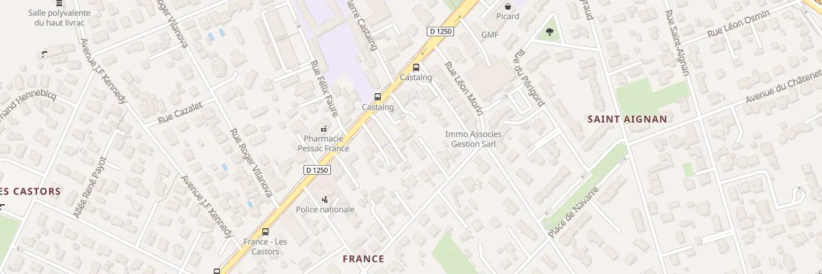 Plan du 5B Rue Anatole France à Pessac