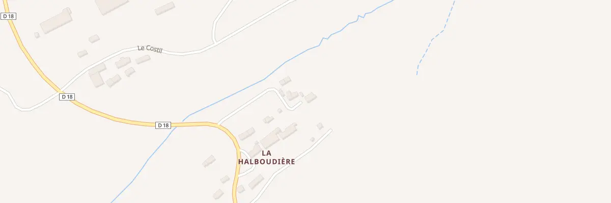 Plan du 28 La Halboudière à Moncy