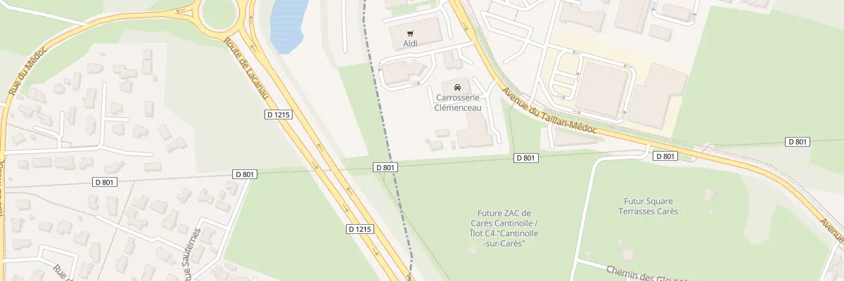 Plan du 322 Av du Taillan-Médoc à Eysines