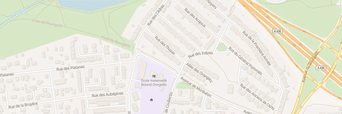 Plan du 5 Rue des Thuyas à Pessac