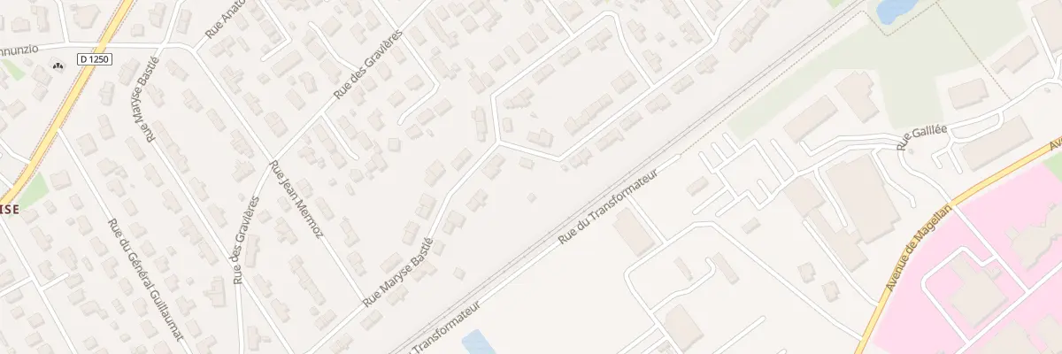 Plan du 25 Rue Maryse Bastié à Pessac