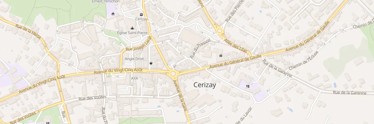 Plan du 8 Rue Basse à Cerizay