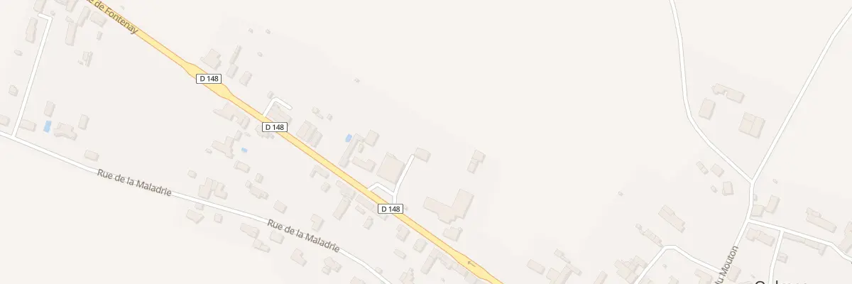 Plan du 60 Rte de Fontenay à Rives-d’Autise