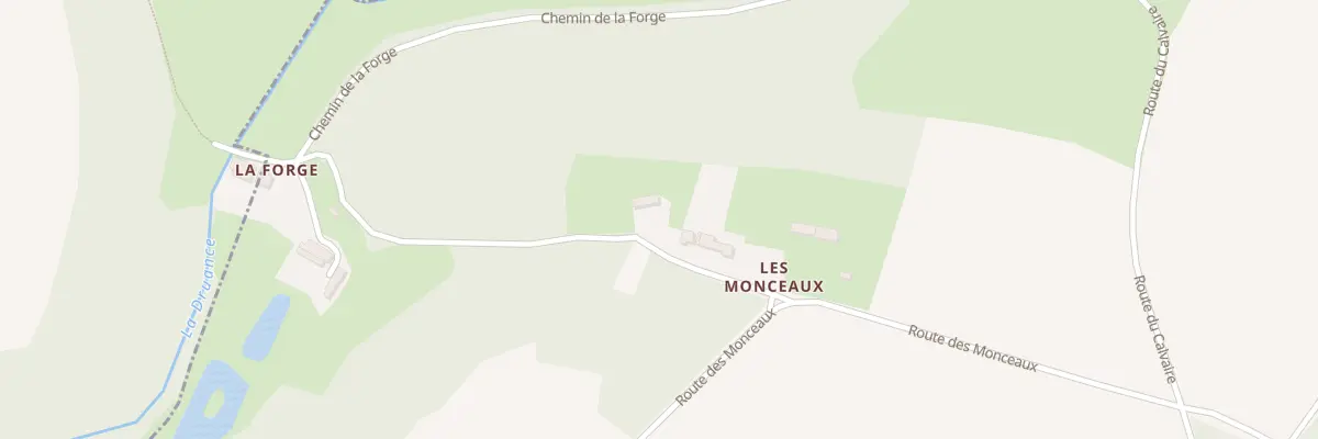 Plan du 5109 Monceaux - St Jean Blanc à Terres de Druance