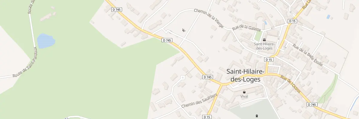 Plan du 25 Rue St Etienne des Loges à Saint-Hilaire-des-Loges
