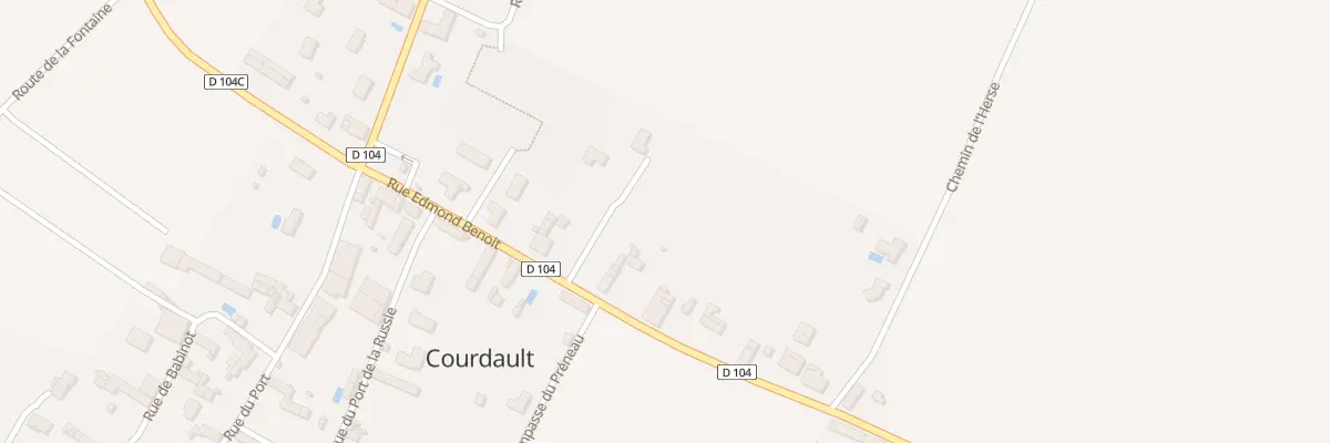 Plan du 43 Rue edmond benoît à Bouillé-Courdault