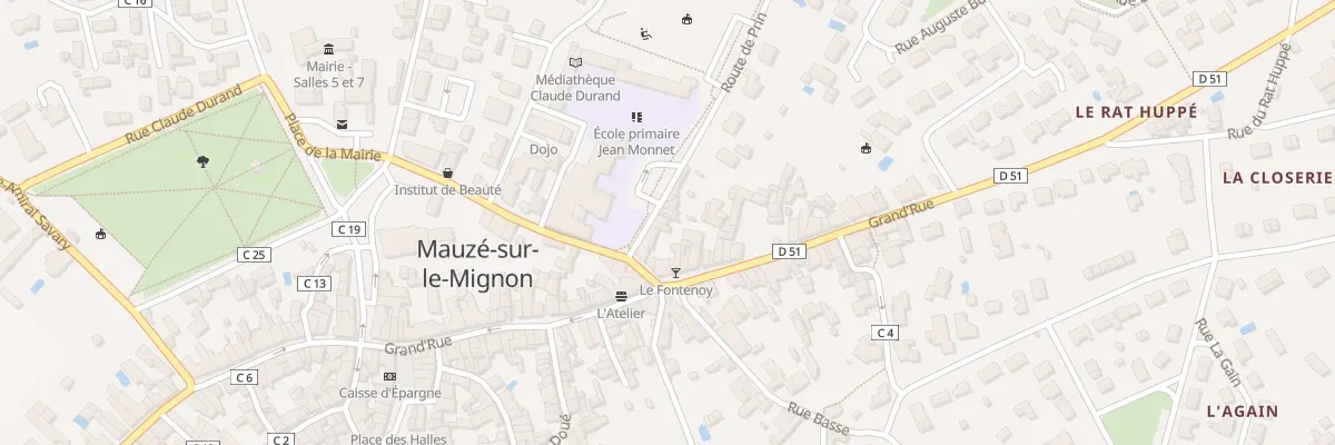 Plan du 4B Rte de Prin à Mauzé-sur-le-Mignon