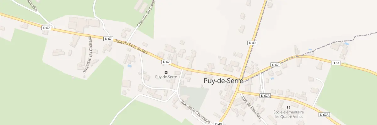 Plan du 30 Rue du bois du roc à Puy-de-Serre