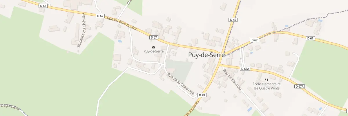 Plan du 5 Rue saint-loup à Puy-de-Serre