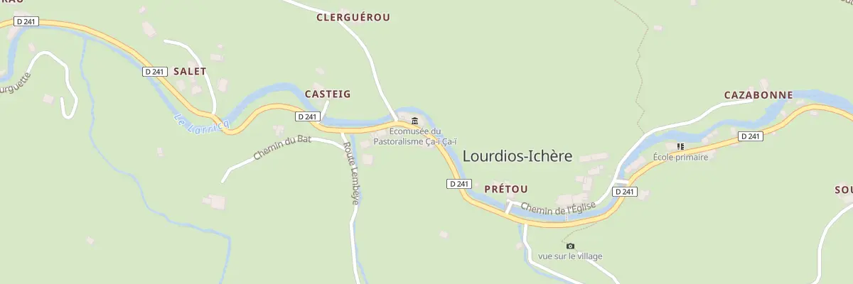 Plan du 738 Rte du Col d’Ichère à Lourdios-Ichère