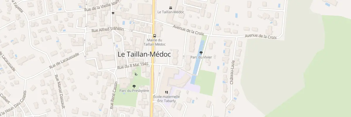 Plan du 7 Rue Eric Tabarly au Taillan-Médoc
