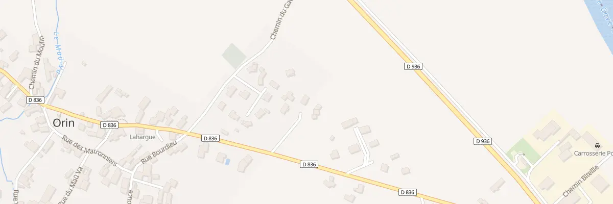 Plan du 5 Imp Callaibere à Orin