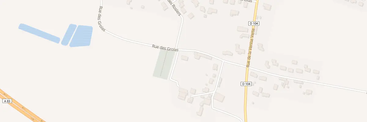 Plan du 119 Rue des groies à Rives-d’Autise