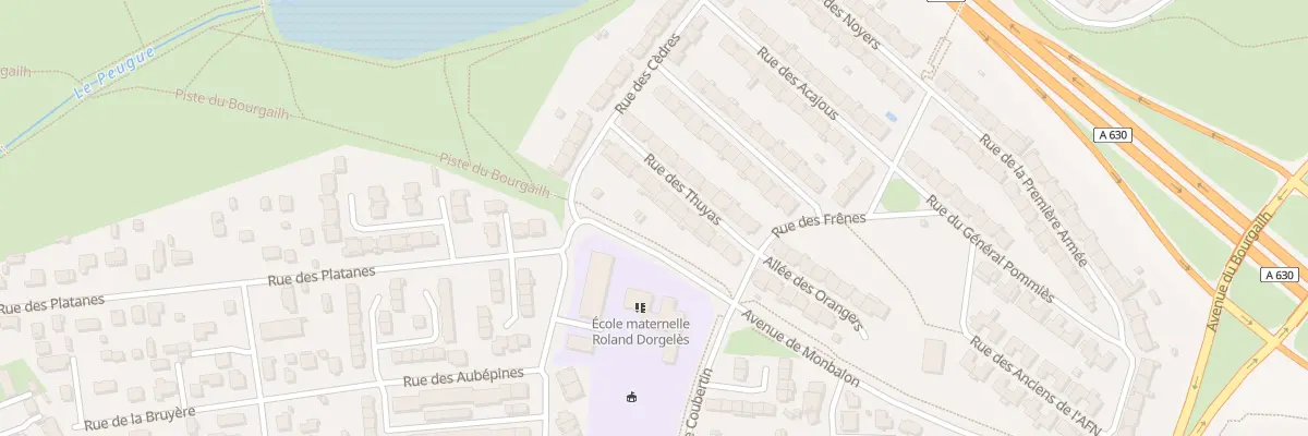 Plan du 11 Rue des Thuyas à Pessac