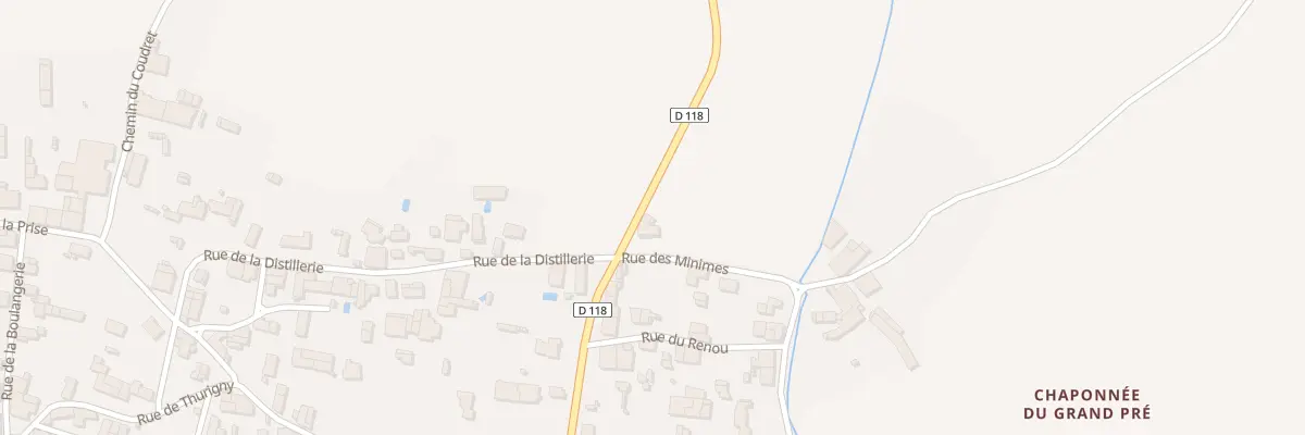 Plan du 1 Rue des Minimes à Saint-Saturnin-du-Bois