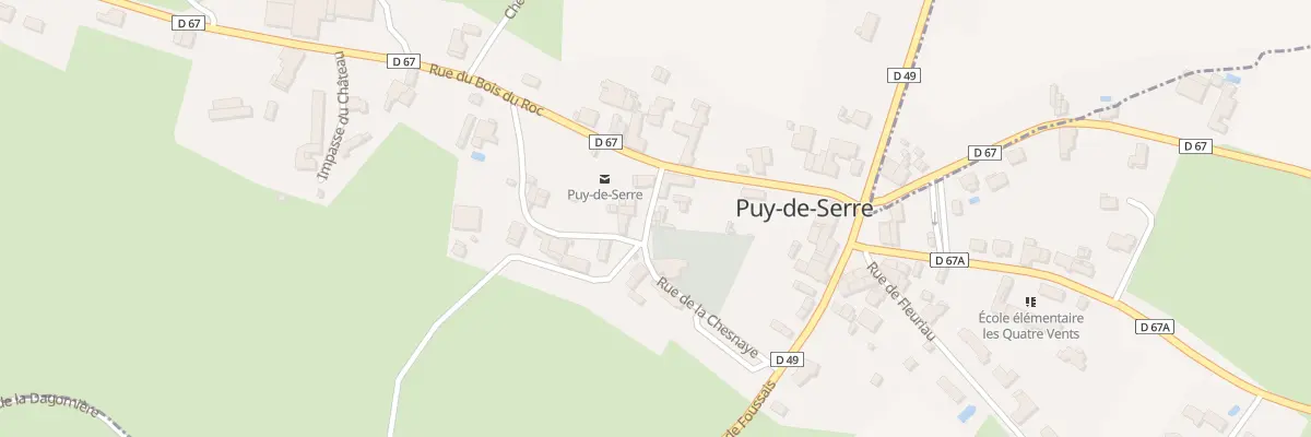 Plan du 7 Rue saint-loup à Puy-de-Serre