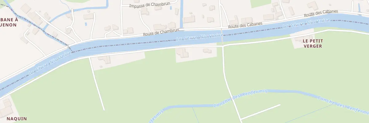 Plan du 3 Village de la Sevre au Vanneau-Irleau