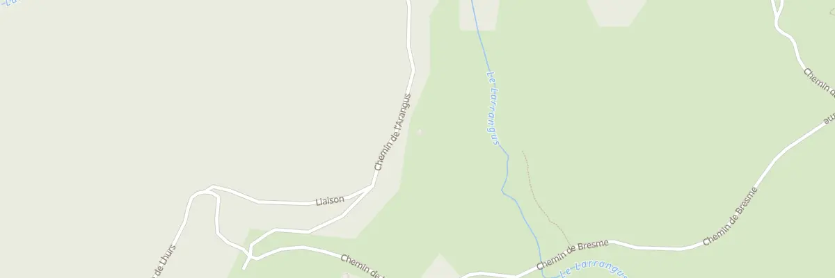 Plan du 5107 Bois de Bresme et Larrangu à Lescun